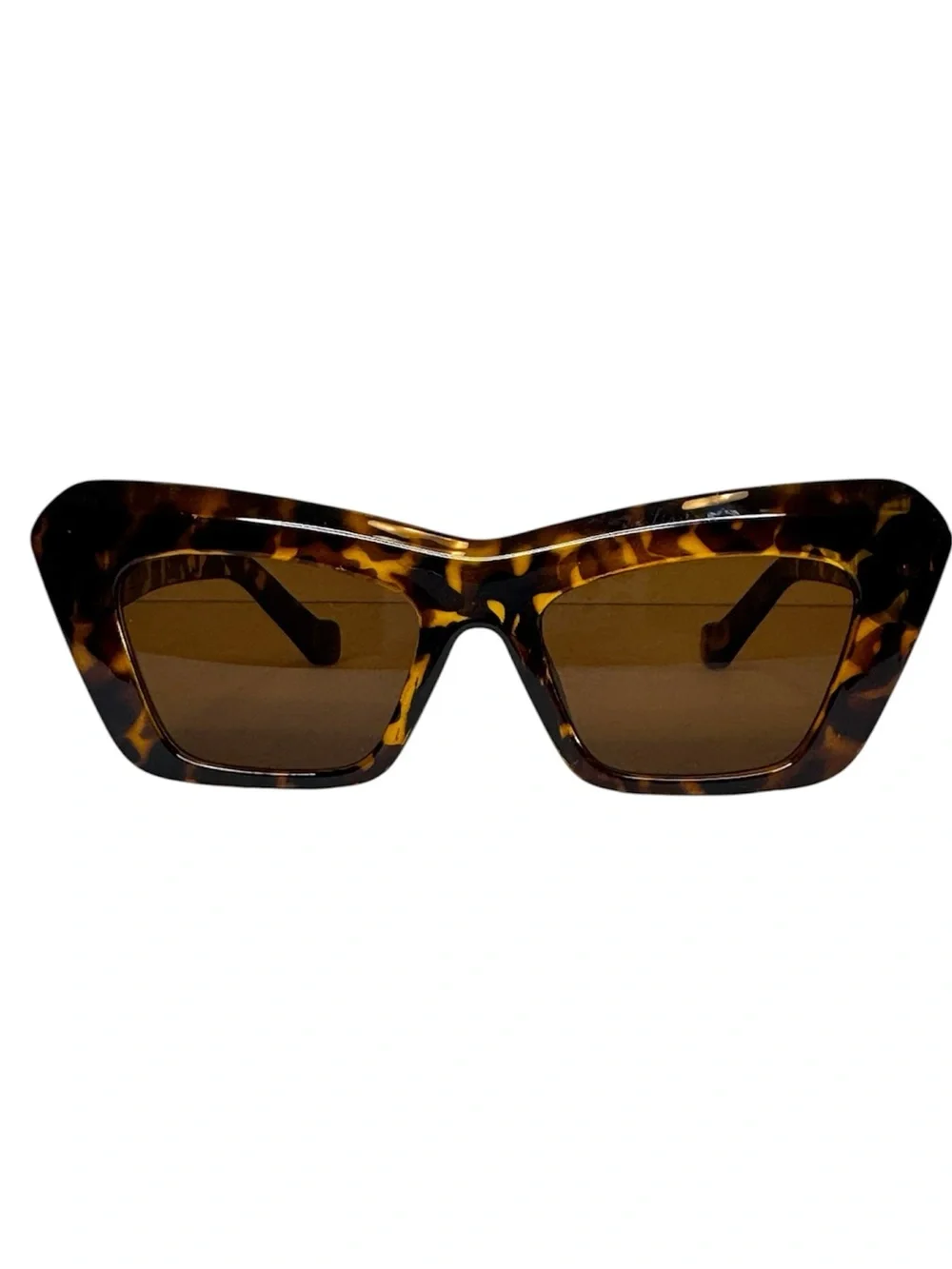 FIFTH & NINTH Kenna Sunglasses NEW With Case Tortoise Brown Cat Eye